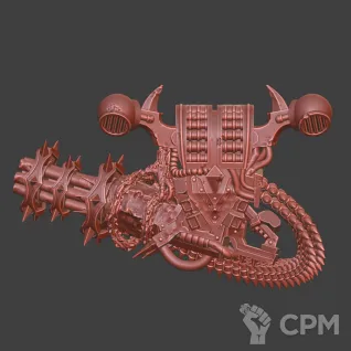 Описание картинки CSM Gatling v1 (Havoc reaper chaincannon) от Стальные Небеса по цене 150руб | Свободный Рынок Миниатюр - СРМ