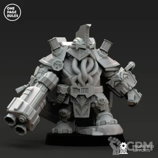 Описание картинки Dwarf Guild - Champion OPR/Kahl от Laboratory of Chaos по цене 250руб | Свободный Рынок Миниатюр - СРМ