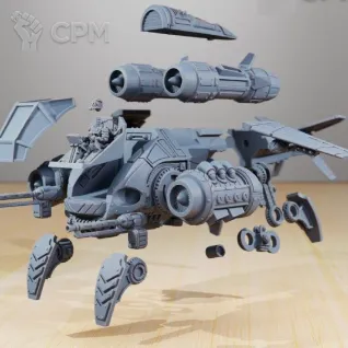 Описание картинки Scavengers Copter от WebWay 3D по цене 3 000руб | Свободный Рынок Миниатюр - СРМ