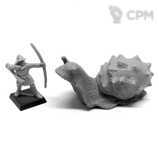Описание картинки Гигантская пещерная улитка от Grabblecast по цене 525руб | Свободный Рынок Миниатюр - СРМ