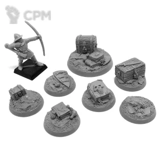 Описание картинки Маркеры сокровищ Frostgrave от Grabblecast по цене 450руб | Свободный Рынок Миниатюр - СРМ