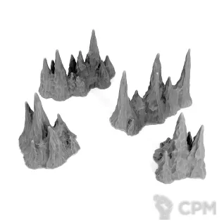 Описание картинки Сталагмиты от Grabblecast по цене 385руб | Свободный Рынок Миниатюр - СРМ