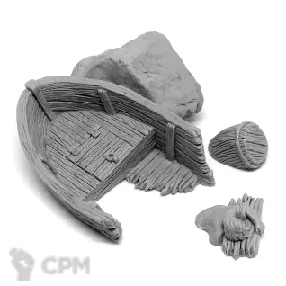 Описание картинки Кораблекрушение от Grabblecast по цене 585руб | Свободный Рынок Миниатюр - СРМ
