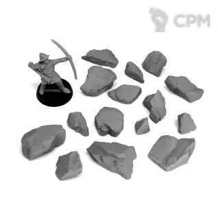 Описание картинки Камни пустыни от Grabblecast по цене 425руб | Свободный Рынок Миниатюр - СРМ