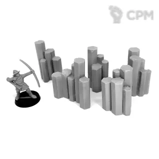 Описание картинки Базальтовые столбы от Grabblecast по цене 625руб | Свободный Рынок Миниатюр - СРМ