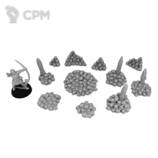Описание картинки Набор черепов от Grabblecast по цене 725руб | Свободный Рынок Миниатюр - СРМ