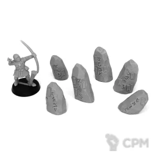 Описание картинки Рунические камни мелких богов от Grabblecast по цене 325руб | Свободный Рынок Миниатюр - СРМ