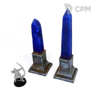 Описание картинки Обелиски для Frostgrave от Grabblecast по цене 395руб | Свободный Рынок Миниатюр - СРМ