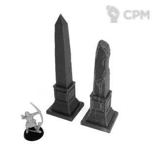 Описание картинки Обелиски для Frostgrave от Grabblecast по цене 395руб | Свободный Рынок Миниатюр - СРМ