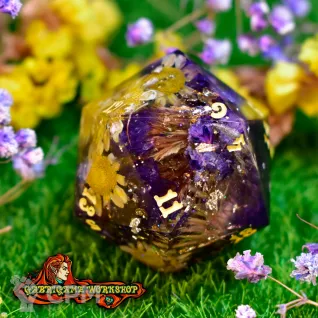 Описание картинки Ночной сад друида. Монокуб d20 (34 мм.) от Gabrigame_Terrain по цене 1 090руб | Свободный Рынок Миниатюр - СРМ