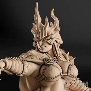 Описание картинки Lich Queen Girl Фигурка (World of Warcraft) от GAS3TXD  по цене 4 000руб | Свободный Рынок Миниатюр - СРМ