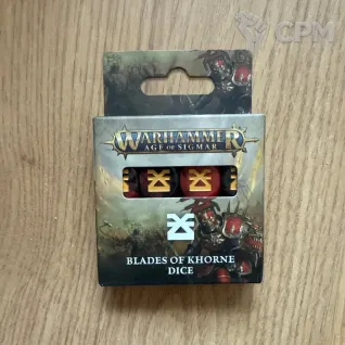 Описание картинки Blades of Khorne Dice от zurdo по цене 3 500руб | Свободный Рынок Миниатюр - СРМ