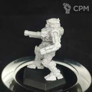 Описание картинки Vindicator VND-1R (45 тонн) от Dwarf Pirate Foundry по цене 450руб | Свободный Рынок Миниатюр - СРМ