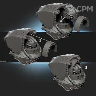 Описание картинки Terminators от Мастерская 3D Gia по цене 179руб | Свободный Рынок Миниатюр - СРМ