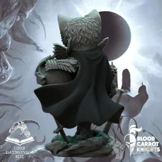 Описание картинки Гриффит | Коллекционная миниатюра 70 мм от Blood Carrot Knights по цене 1 450руб | Свободный Рынок Миниатюр - СРМ