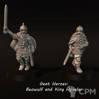 Описание картинки Vendel Era Geat Heroes от Recruiter по цене 350руб | Свободный Рынок Миниатюр - СРМ