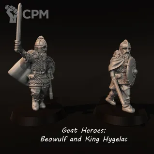 Описание картинки Vendel Era Geat Heroes от Recruiter по цене 350руб | Свободный Рынок Миниатюр - СРМ