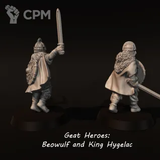 Описание картинки Vendel Era Geat Heroes от Recruiter по цене 350руб | Свободный Рынок Миниатюр - СРМ