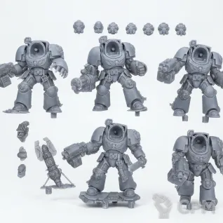 Описание картинки Terminator Squad (Leviathan) от WastelandMiniatures по цене 1 220руб | Свободный Рынок Миниатюр - СРМ