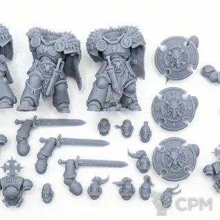 Описание картинки Wolf Guard Headtakers Без Волчков от WastelandMiniatures по цене 770руб | Свободный Рынок Миниатюр - СРМ
