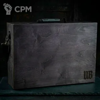 Описание картинки Кейс для красок и миниатюр WarpBox (цвет эбеновое дерево) от WarpBox по цене 9 000руб | Свободный Рынок Миниатюр - СРМ