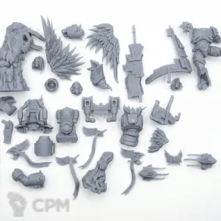 Описание картинки Raven Guard Aethon Shaan (2025) от WastelandMiniatures по цене 440руб | Свободный Рынок Миниатюр - СРМ
