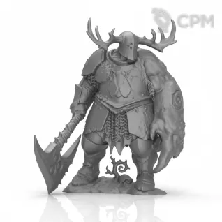 Описание картинки Warhammer Quest Darkwater: Mulgoth the Cleaver от WastelandMiniatures по цене 370руб | Свободный Рынок Миниатюр - СРМ