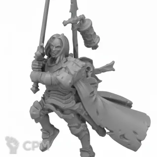 Описание картинки Warhammer Quest Darkwater: Hero Bren Tylis от WastelandMiniatures по цене 290руб | Свободный Рынок Миниатюр - СРМ