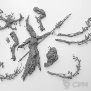 Описание картинки The Lady of Vines от WastelandMiniatures по цене 1 000руб | Свободный Рынок Миниатюр - СРМ
