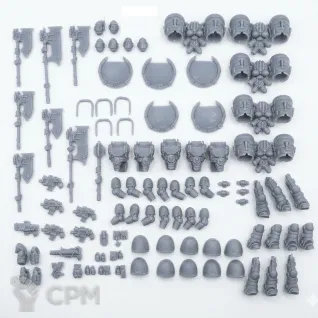 Описание картинки MkII Assault Squad (2025) от WastelandMiniatures по цене 1 200руб | Свободный Рынок Миниатюр - СРМ