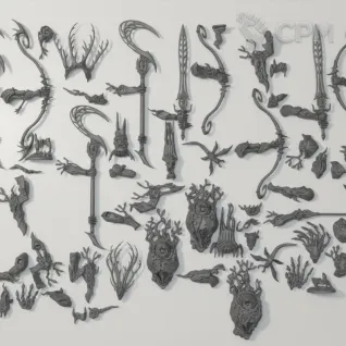 Описание картинки Kurnoth Hunters (все закачки) от WastelandMiniatures по цене 1 000руб | Свободный Рынок Миниатюр - СРМ