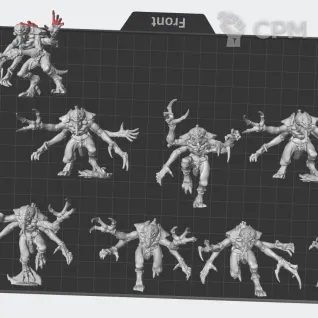 Описание картинки Genestealer цельные от White Rhino по цене 999руб | Свободный Рынок Миниатюр - СРМ