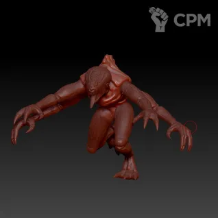 Описание картинки Genestealer - 1 Штука от MrMetalHorror по цене 100руб | Свободный Рынок Миниатюр - СРМ