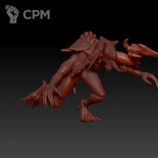 Описание картинки Genestealer - 1 Штука от MrMetalHorror по цене 100руб | Свободный Рынок Миниатюр - СРМ