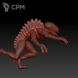 Описание картинки Genestealer - 1 Штука от MrMetalHorror по цене 100руб | Свободный Рынок Миниатюр - СРМ