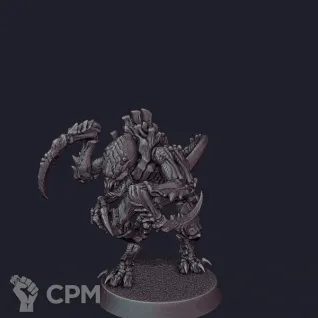 Описание картинки Genestealers (proxy) / Генокрады (альтернативная модель, 10 шт, базы в комплекте) от Кузница Миниатюр по цене 1 700руб | Свободный Рынок Миниатюр - СРМ