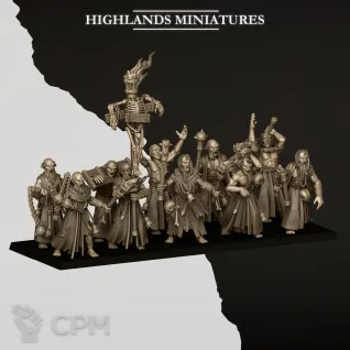Описание картинки Sunland Fanatical Zealots от 3DPrintClub по цене 75руб | Свободный Рынок Миниатюр - СРМ
