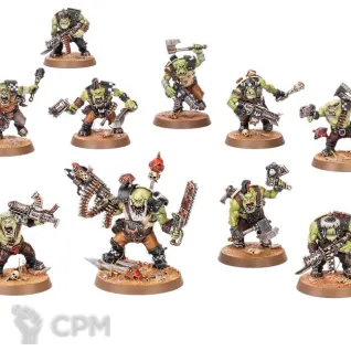 Описание картинки Ork Boyz armageddon x10 от Red Rooster по цене 1 850руб | Свободный Рынок Миниатюр - СРМ