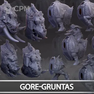 Описание картинки Gore-gruntas от Naggaroth Night по цене 2 600руб | Свободный Рынок Миниатюр - СРМ