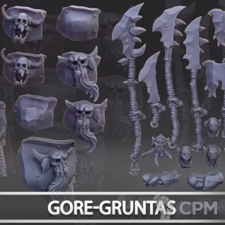 Описание картинки Gore-gruntas от Naggaroth Night по цене 2 600руб | Свободный Рынок Миниатюр - СРМ
