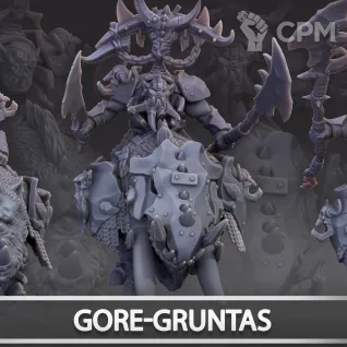 Описание картинки Gore-gruntas от Naggaroth Night по цене 2 600руб | Свободный Рынок Миниатюр - СРМ