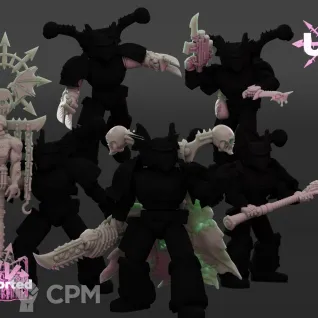 Описание картинки Nemesis Claw Kill Team Upgrade Pack от AxeL's Forge по цене 350руб | Свободный Рынок Миниатюр - СРМ