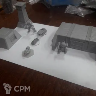 Описание картинки Хранилище Ресурсов (Mechcommander 2) от Dwarf Pirate Foundry по цене 720руб | Свободный Рынок Миниатюр - СРМ