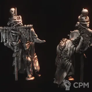 Описание картинки Abhorrant Cardinal от MrMetalHorror по цене 350руб | Свободный Рынок Миниатюр - СРМ