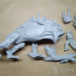 Описание картинки GIANT SPINED CHAOS BEAST. от Серж по цене 1 500руб | Свободный Рынок Миниатюр - СРМ