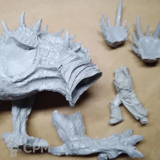 Описание картинки GIANT SPINED CHAOS BEAST. от Серж по цене 1 500руб | Свободный Рынок Миниатюр - СРМ