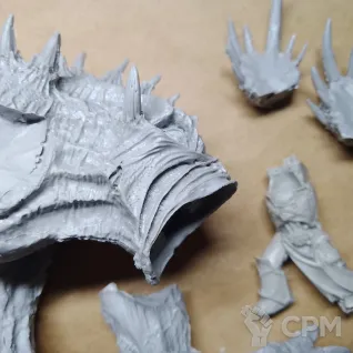 Описание картинки GIANT SPINED CHAOS BEAST. от Серж по цене 1 500руб | Свободный Рынок Миниатюр - СРМ