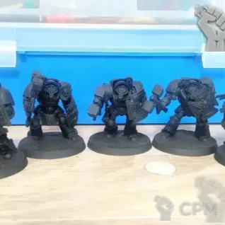 Описание картинки Terminator Assault Squad (old) от Xero по цене 1 400руб | Свободный Рынок Миниатюр - СРМ