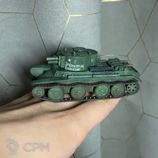 Описание картинки Советский легкий танк БТ-7А / масштаб 1:56/ 28 мм от DModels по цене 790руб | Свободный Рынок Миниатюр - СРМ