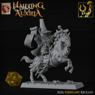 Описание картинки Halfling Inquisitor Rider от 3DPrintClub по цене 360руб | Свободный Рынок Миниатюр - СРМ